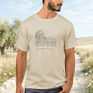 T-shirt Eternal Beauty Rome Colosseum - Unisex