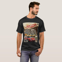 T-Shirt Fas Cars Racing Retro Graphic Tee for Car 