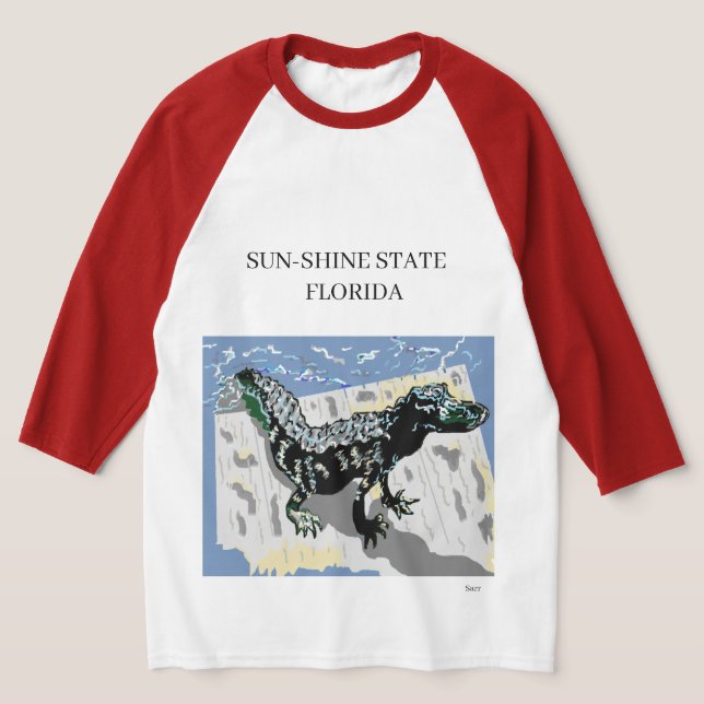 T-Shirt : Florida Alligator (Laydown)