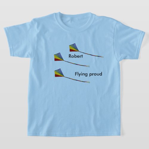 T_shirt _ Flying Kites with Name