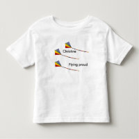 T-shirt - Flying proud (Name Template)
