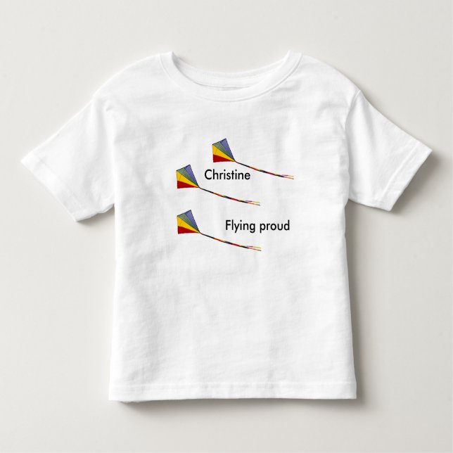 T-shirt - Flying proud (Name Template) (Front)