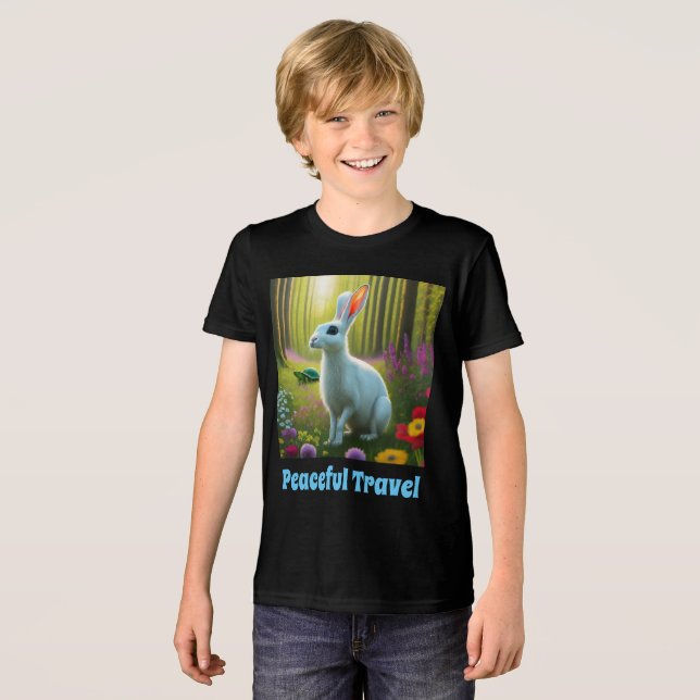 T-shirt for both Boys and Girls Tri-Blend Shirt (Front Full)