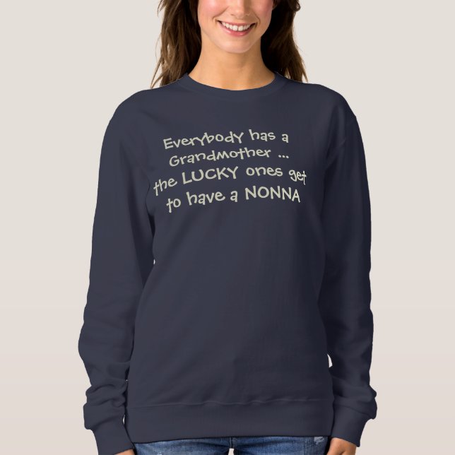T-Shirt for Italian Nonna Sweatshirt (Front)