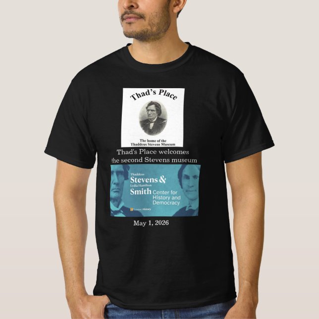 T-shirt for Lancaster Stevens Museum (Front)