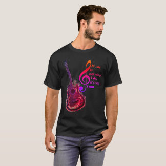 T-Shirt for Men inspiration music electric guitar