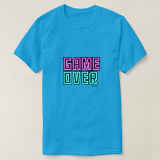 T-Shirt for men's Game Over Neon Gamer