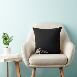 T-SHIRT FOR NATURE LOVER THROW PILLOW