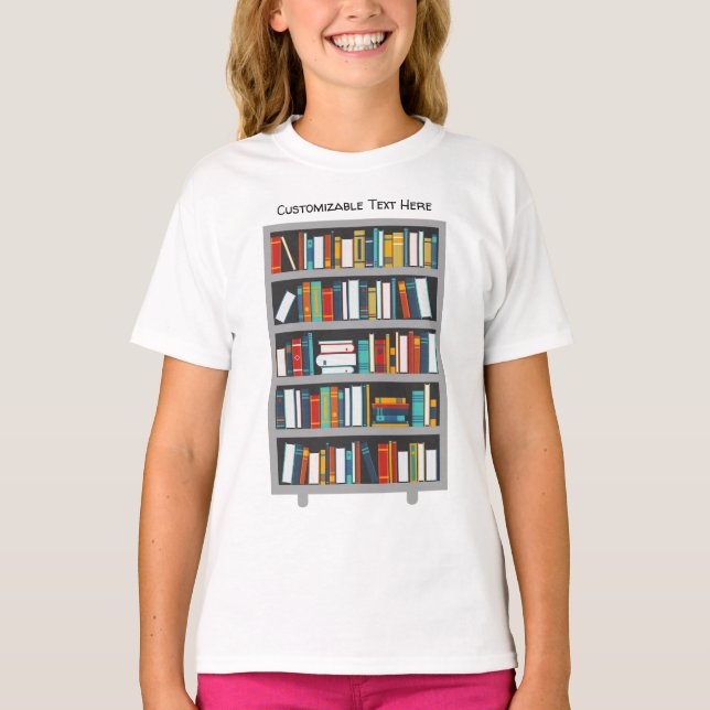 T-Shirt for Readers - Bookworm (Front)