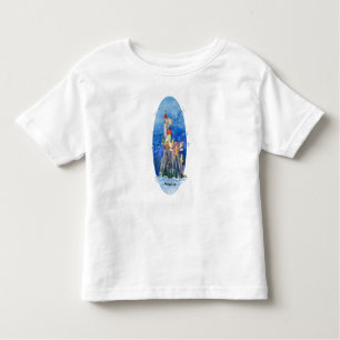 T Shirt for Toddler Girl with Fairies & Lighthouse