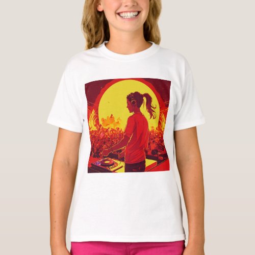 T_shirt for Women Perfect for music lovers design