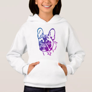 T-Shirt French Bulldog Head French Bulldog Hoodie