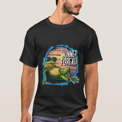 T_shirt Frog  Winner Forever  2