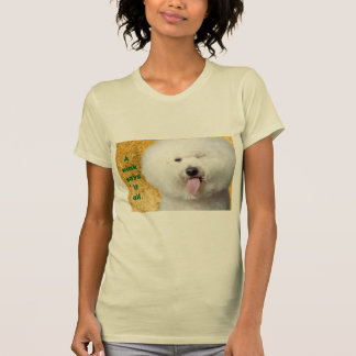 T-shirt Funny Dog Print A Wink Says It All