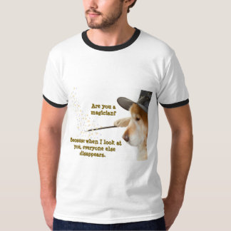 T-shirt Funny Dog Print Are you a Magician?