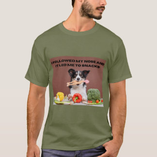 T-shirt Funny Dog Print I Followed my Nose