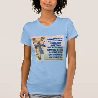 T-shirt Funny Dog Print What did you learn