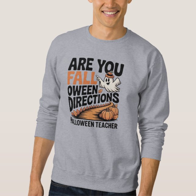 T-shirt Funny Fall-o-Ween Vibes Sweatshirt (Front)