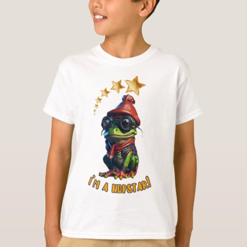 T_Shirt funny Frog Hopstar