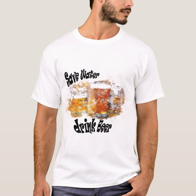 T-shirt funny funny beer lover gift (Front)