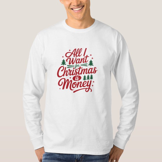 T-Shirt-Funny Xmas Quote T-Shirt (Front)