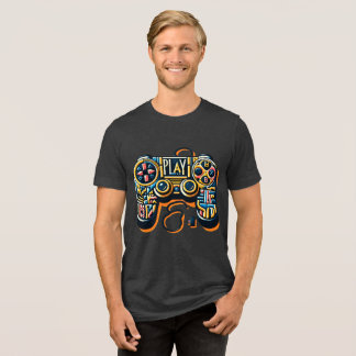 T-Shirt Gaming. Tri-Blend Shirt