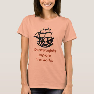 T-shirt - Genealogists Explore the World