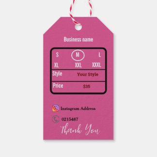 T shirt gift tags