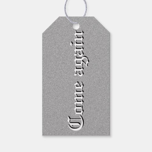 T shirt gift tags