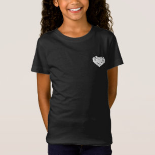 T-Shirt Girls heart style design