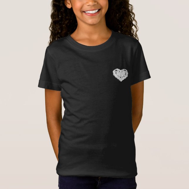 T-Shirt Girls heart style design (Front)