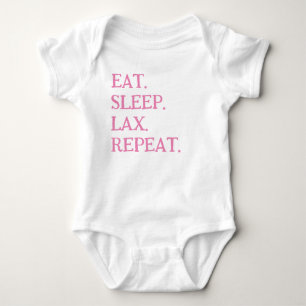T-Shirt GIRLS PINK LACROSSE COACHES BABY INFANT Baby Bodysuit