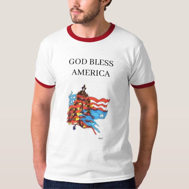 T-Shirt : GOD BLESS AMERICA (Front)