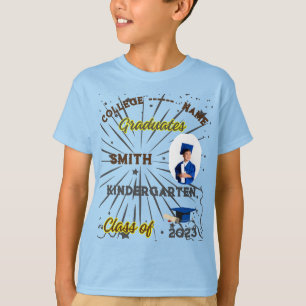 T-Shirt Graduates,photo name. kindergarten