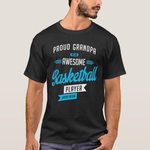 T_shirt Grandpa Awesome Basketball
