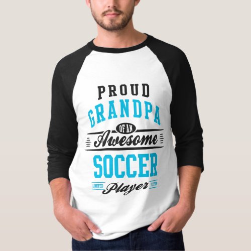 T_shirt Grandpa Awesome Soccer