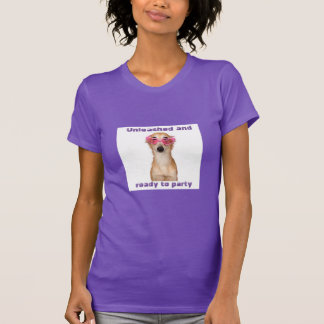 T-shirt Graphic Dog Print - Unleashed and Ready