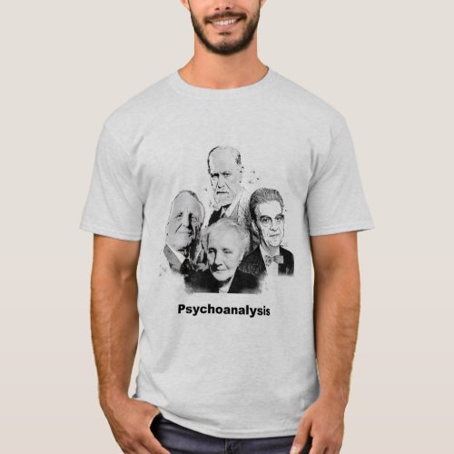 T_shirt Great thinkers of psychoanalysis T_Shirt