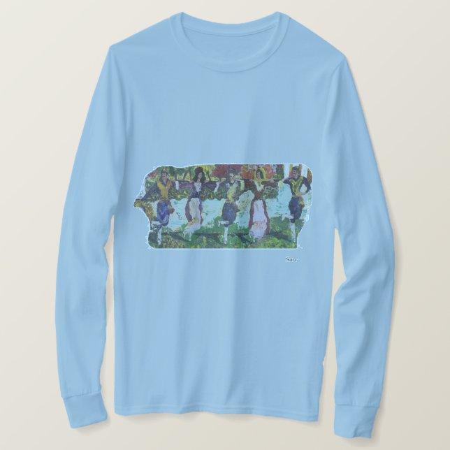 T-Shirt : Greek Dancing (Design Front)