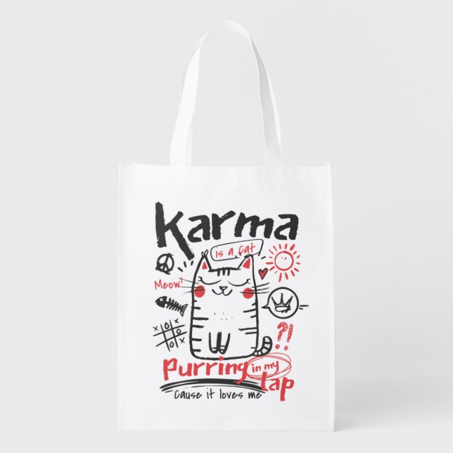T-Shirt Grocery Bag (Front)