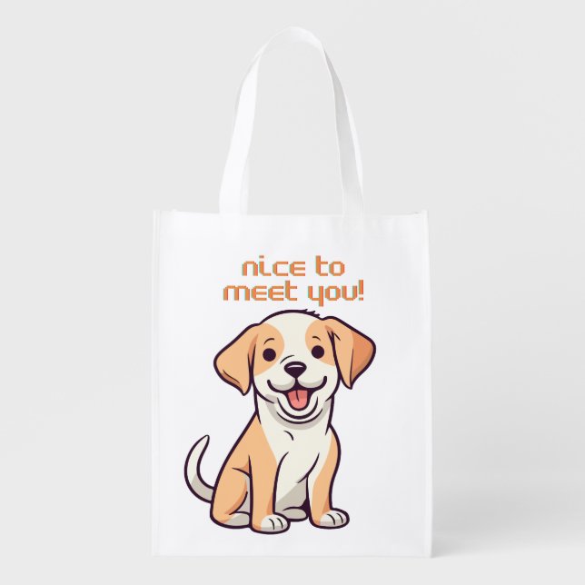 T-Shirt Grocery Bag (Front)