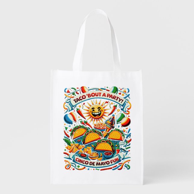 T-Shirt Grocery Bag (Front)