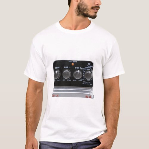 T_Shirt Guitar music effects control design