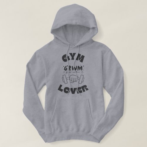 T-Shirt Gym Lover Hoodie | Fitness Gym hoodie
