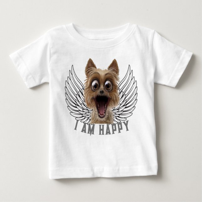  T-SHIRT HAPPY BABY (Front)