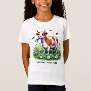 T-shirt "Happy Cow" Pixel Art