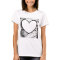 T-Shirt, Heart Shape Photo Insert