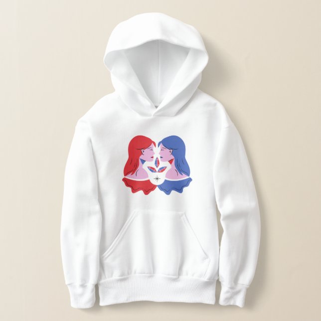 T-Shirt Hoodie (Laydown)