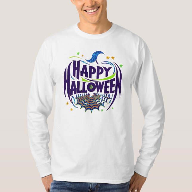 T-shirt/ hoodies / Sweatshirt Happy Halloween logo (Front)