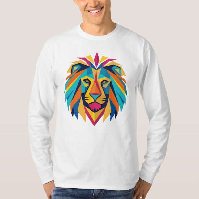 T-Shirt/ Hoodies/ Sweatshirt lion logo design T-Shirt (Front)